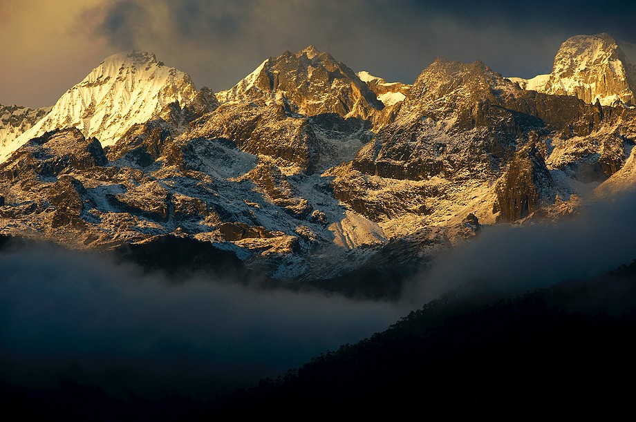 Widok z Tshoki (Goecha La trek)